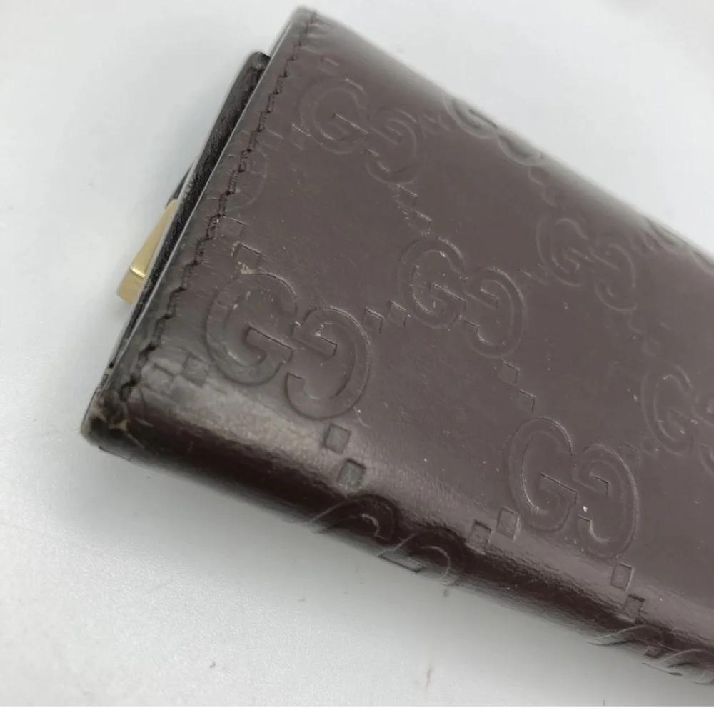 🤎🔹️GUCCI🔹️  Key case holder GG Cow Leather  Guccissima Brown ✨️